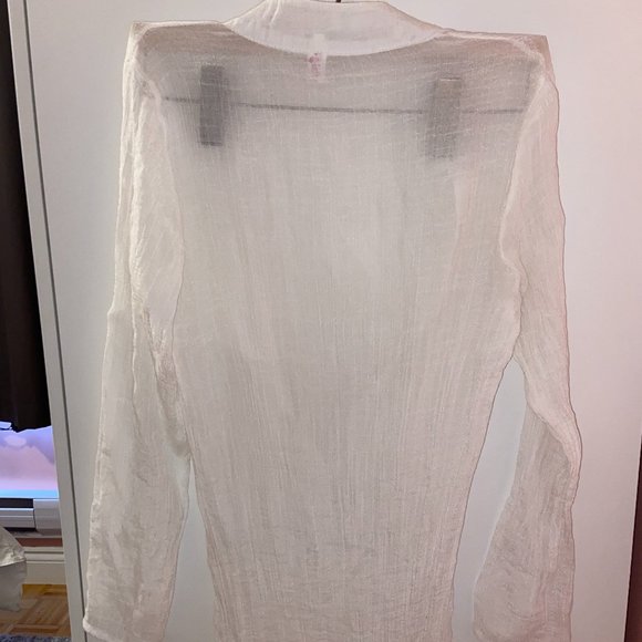 Maxi Dress Cover up | White - Picture 5 of 6